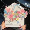 Ramo de Flores de Cerámica Hecho a Mano para DIY, Flor de Sobre, Regalo de Cumpleaños para Niñas, Regalo 520 para Novia, Regalo de Temporada de San Valentín y Graduación