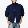 Comércio Exterior Americano High Street Cleanfit Jaqueta com Gola Alta Masculina Outono Tendência Marca Rogue Bonita Versátil Jaqueta Bomber Piloto Roupa Externa