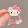Presilhas e Elásticos de Cabelo Rosa Kt My Melody, Estilo Ins Fofo Pelúcia Menina Doce, Acessórios de Cabelo Versáteis
