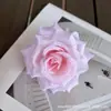 Flores de Rosa para Simulação Peça Única Tecido de Seda Corredor de Casamento Fundo Parede de Flores Flores Artificiais Decoração Flores de Tecido DIY Feitas à Mão Atacado