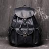 Mochila de Couro Masculina Nova de Fábrica Transfronteiriça Mochila de Viagem Personalizada com Alça de Couro Crazy Horse Grande Capacidade Bolsa para Computador