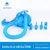 Fábrica spot bomba de ar elétrica 500W pequena bomba de ar portátil saco de armazenamento tenda bomba de ar atacado