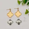 Accesorios DIY Yingyi Base para Pendientes de Brocado Song con Cubierta, Colgantes para Pendientes de Calabaza y Trébol de Cuatro Hojas, Materiales de Tela Hechos a Mano