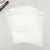 Bolsas de embalaje para ropa, bolsas de plástico transparente de PE auto-sellantes, para empaque de calcetines, ropa interior y panties, con acabado mate y cierre de cremallera