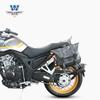 Coche muscular Wolf apto para Kaiyue 500F bolsa lateral bolsa lateral se puede instalar casco medio casco casco completo con cerradura marco de liberación rápida modificación