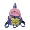 Bolsa de Moda Dopamina para Deportes al Aire Libre Mochila de Tendencia Callejera de Nylon Estilo Coreano Ins Ligera para Senderismo y Montañismo