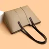 Bolso Grande para Mujer 2026 Verano Nuevo Estilo Simple y Moderno Gran Capacidad Bolso de Hombro para Mujer Elegante Bolso Tote Texturizado