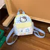 Lindo Gatito Hello Kitty Peluche Mochila de Hombro Portátil Corazón de Niña Mochila Linda de Calle Regalo