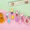 Mini Bolígrafo de Cuatro Colores Coreano Lindo Ins Dibujos Animados Adorable Colorido Retráctil Bolígrafo Premio Regalo para Estudiantes