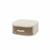 Caja de Almacenamiento de Cosméticos Tipo Cajón de Escritorio Giratorio Almacenamiento de Brochas de Maquillaje Lápiz Labial Sombra de Ojos Tocador Estante de Almacenamiento Portátil