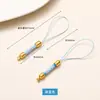 Lanyard Tejido de Mazorca de Maíz Multicolor, Accesorio Colgante para Joyería Hecha a Mano DIY, Lanyard para Teléfono Móvil, Al por Mayor en Stock