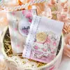 Dia Lindo Material Flor de Papel Série Vestido de Noiva Papel de Fundo para Diário Padrão de Renda Ins 30 Folhas em 8 Designs