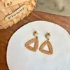 Pendientes Redondos de Flor de Plata Bohemia, Estilo Festivo, Pendientes Simples y Versátiles, Pendientes Dulces y de Moda de Nicho para Mujer