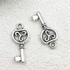 Set Mixto de 30 Piezas Más Vendido Transfronterizo de Colgantes de Plata de Xizang, Pulseras, Collares, Dijes Pequeños de Plata Antigua de Aleación, Accesorios de Joyería Hechos a Mano para DIY