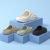 Zapatillas Ming Sheng para hombre, estilo exterior, nuevo estilo 2025, sandalias informales antideslizantes de moda para verano, suela gruesa para exteriores.