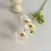 Flores de Amapola Artificiales Plantas Verdes Realistas con Terciopelo Accesorios para Fotografía Adornos de Decoración para el Hogar Venta al por Mayor Bodas Flores de Amapola Falsas