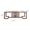 Nueva combinación de mesa de té china juego completo tronco Mesa de té Recepción de oficina Mesa de té Zen sala de estar madera maciza calado