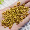 Acessórios para joias DIY fio de corda para pulseira e colar tecidos à mão em espiral dourada e prateada fivela de corda atacado Espiral Dourada acessórios de corda vermelha