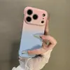 Funda Magnética de Succión de Dos Tonos Degradados de Medio Paquete Adecuada para el Teléfono Móvil Apple 17Promax Borde Sin Bordes Mate Iphone16 Estuche Duro