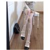 Medias de red falsas con costuras altas de tubo por encima de la rodilla, pantalones blancos y negros, medias de encaje con degradado para mujer, primavera y verano, delgadas y oscuras, JK, muslo falso