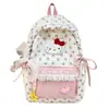 Mochila Escolar para Niña ins Mochila Linda para Estudiantes de Secundaria y Preparatoria Gran Capacidad Alta Apariencia Versátil Mochila de Gato KT
