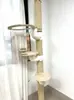 Marco de escalada para gatos con accesorios de tubería de drenaje de PVC DIY Espacio para nido de gato Túnel Cápsula espacial Marco vertical casero para gatos