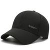 Sombrero de algodón para otoño e invierno para mediana edad y ancianos, sombrero cálido para hombre, sombrero de pico de pato resistente al viento y al frío, gorra de béisbol gruesa con forro polar