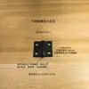 Amazon acero inoxidable negro 1 pulgada/2 pulgadas/2.5 pulgadas/3 pulgadas/4 pulgadas caja de puerta de madera bisagra plegable bisagra