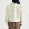Chaqueta casual corta suelta de estilo francés de nicho coreano de moda Primavera/Otoño 2026 para mujer