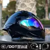 Capacete NBTK Certificação DOT Transfronteiriça Lente Longa e Curta Capacete de Motocicleta Ventilação com Cauda Grande Capacete Completo Quatro Estações