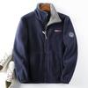 [8789] Chaqueta de forro polar de invierno para hombre, resistente al frío de Noruega, cálida, engrosada, con cuello alto, forro polar