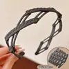 Diadema ondulada invisible sin costuras de corona alta para mujer, adecuada para uso diario, diadema que no aprieta, pinza para el pelo para lavarse la cara, accesorio para el pelo