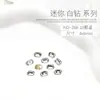 Mini Decorações para Nail Art: Diamantes Brancos Pequenos com Fundo Pontiagudo, Formato de Coração Irregular, Quadrado Gordo, Diamantes Octogonais, Formato de Machado, Retangulares e Diamantes de Outros Formatos, 10 Peças