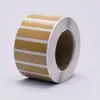 Papel para etiquetas térmicas color piel de vaca, Cartón color café, Pegatinas para impresión de códigos de barras adhesivas color marrón disponibles