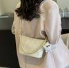 Bolso de Mano Exterior Individual Super Fuego para Mujer 2025 Nuevo Estilo Bolso Cubo Casual Simple Moda Coreana Bolso Bandolera de Gama Alta