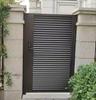 Puerta de Patio de Villa de Aleación de Aluminio Acero Inoxidable Apertura Simple/Doble Puerta Exterior Moderna para Patio Hierro Forjado Rústico Entrada de Jardín