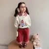 Conjunto de Sudadera para Niña Primavera y Otoño 2026 Nuevo Elegante Casual Moda Cuello de Muñeca Conjunto de Dos Piezas Atuendo de Primavera