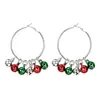 Pendientes de Navidad Más Vendidos de Amazon Pendientes Navideños de Dibujos Animados Pendientes Festivos Hombre de Jengibre Copo de Nieve Navideño Pendientes con Gancho