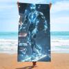 [Millones en Stock] Toalla de Playa de Secado Rápido Amazon, Toalla de Baño Absorbente de Terciopelo de Doble Cara, Toalla Impresa de Doble Cara que No Suelta Pelusa