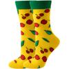 Calcetines de otoño e invierno de Amazon para mujer, calcetines de animales, calcetines de frutas, calcetines de marea para hombre, calcetines de comida divertidos.