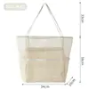 Suministro Especial Transfronterizo de Bolsas de Playa, Zapatos, Trajes de Baño, Bolsos de Hombro para Viajes a la Playa, Bolsos de Hombro de Malla Multifuncionales, Bolsas para Nadar