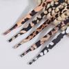 Cadarços Planos Estampa de Leopardo para Tênis Air Force 1, Tênis de Lona Multi-Coloridos de Cano Alto e Baixo, Corda de Cadarço Impressa em Ambos os Lados