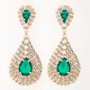 Brincos de Moda Transfronteiriços com Cristais de Strass, Opções Multicores, Brincos e Pingentes de Orelha, Atacado do Fabricante E171