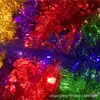 Día de Año Nuevo evento de Año Nuevo escena festiva diseño raya de lana corazón de melocotón cinta árbol de Navidad decoración color de cifrado de corazón de melocotón raya de color