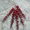Oferta Especial Tema Rojo Grande Boda Flor Artificial Al Por Mayor Nuevo Estilo Chino Borgoña Flor de Guía de Camino Base de Fila de Flores Artificiales