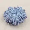 Paquete de 100 Anillos Básicos para el Cabello Accesorios Pegajosos Accesorios de Colores para el Cabello de Niños Cabello que no se enreda Anillo para el Cabello de Bebé Gomas para el Cabello de Niñas