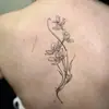 Pegatinas de Tatuaje Transfronterizas Europeas y Americanas Flor de Brazo Personalizadas de Gama Alta Simples Pegatinas de Tatuaje Impermeables y de Larga Duración No Reflectantes