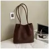 Bolsa de Axila Retro de Grande Capacidade para Mulheres 2026 Nova Moda Bolsa de Ombro Estilo Balde Bolsa Tote Versátil para o Dia a Dia