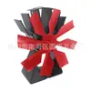 Modelo Nuevo 2025 Ventilador de Chimenea Exclusivamente para Amazon Ebay Wish Comercio Exterior Ventilador de Estufa de Calefacción con Base Trapezoidal y 8 Aspas