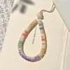 Fornecimento para Transmissão ao Vivo de Pingentes Coloridos de Bodhi, Correntes de Celular de Bambu, Cordões Versáteis Anti-Perda, Charms para Bolsas, Chaveiros no Atacado